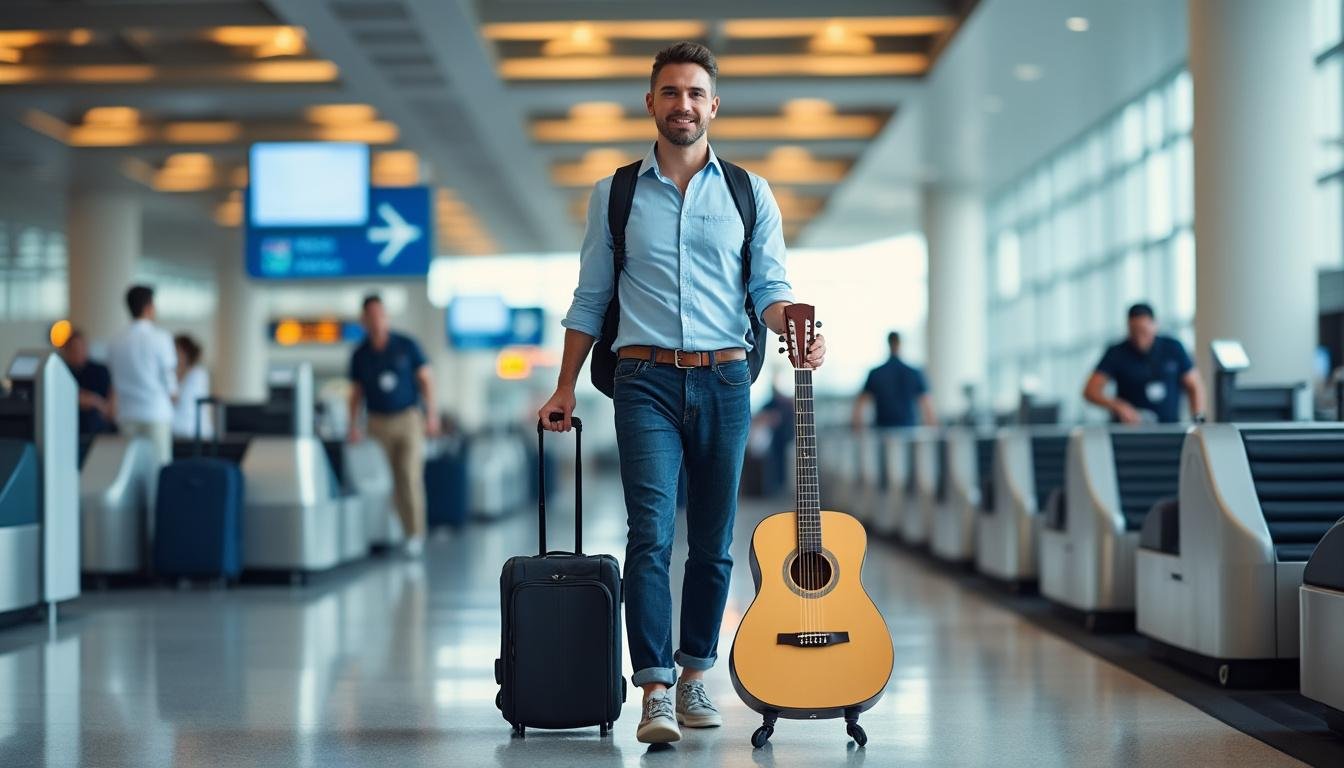 Comment voyager avec une guitare en avion sans stress ?