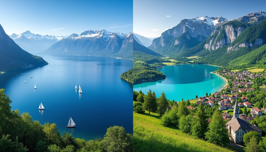 découvrez les différences entre le lac léman et le lac d'annecy pour choisir la destination idéale pour vos vacances entre nature, activités et paysages exceptionnels.
