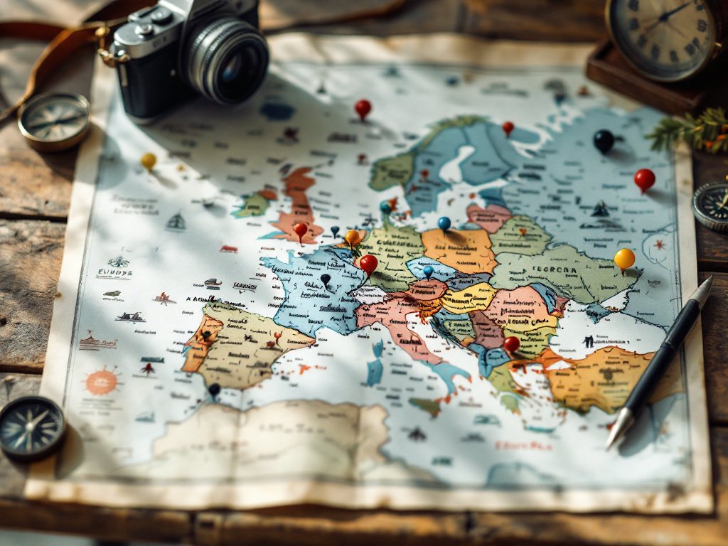 Carte Europe : les meilleures destinations pour vos vacances
