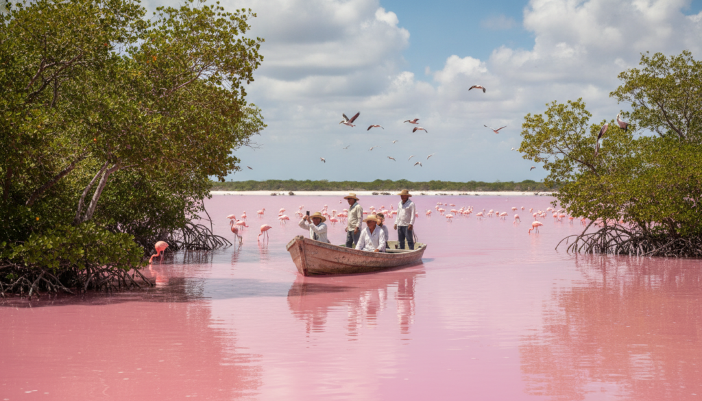 découvrez comment visiter rio lagartos et le célèbre lac rose du yucatan, avec des conseils pratiques pour explorer ces merveilles naturelles uniques, observer la faune locale et profiter d'une expérience inoubliable.